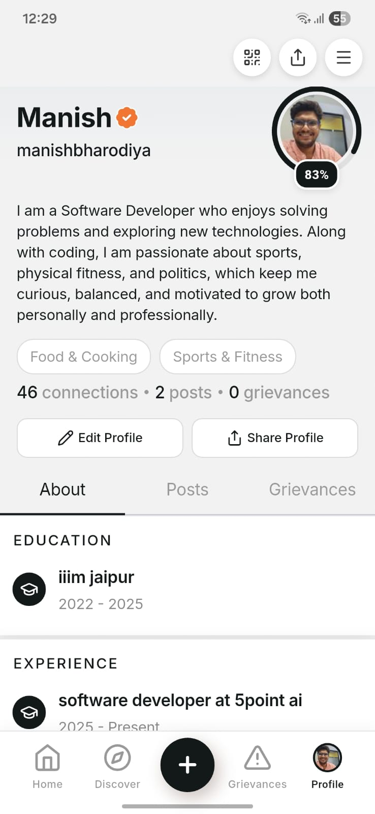 User Profile - Build Your Local Identity